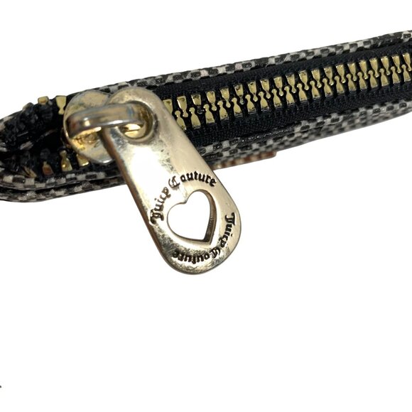 JUICY COUTURE Love Actually Card Case Zip Wallet Keychain w/ Heart - Picture 4 of 9